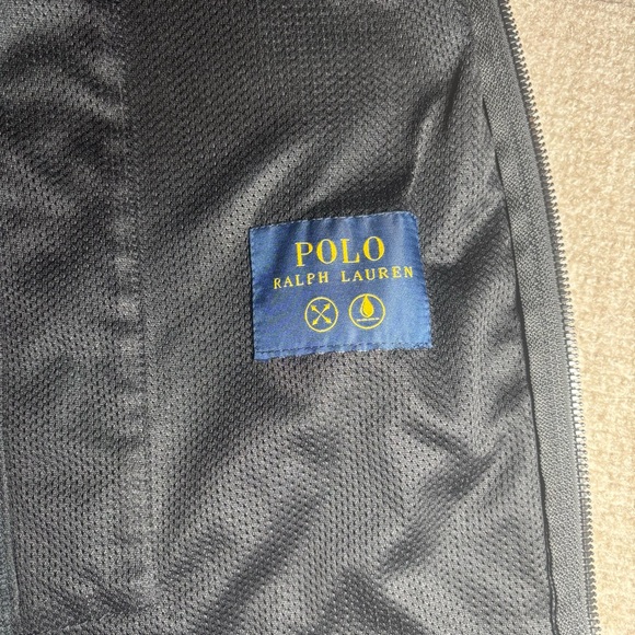 Polo Ralph Lauren Performance Soft Shell Vest XL Black Fleece Lined Full Zip - Picture 8 of 16